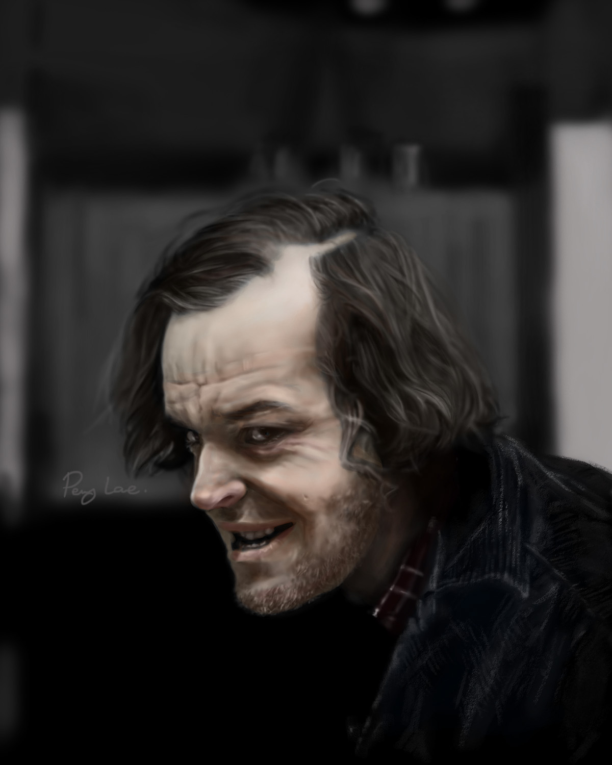 portrait the shinning Jack Nicholson