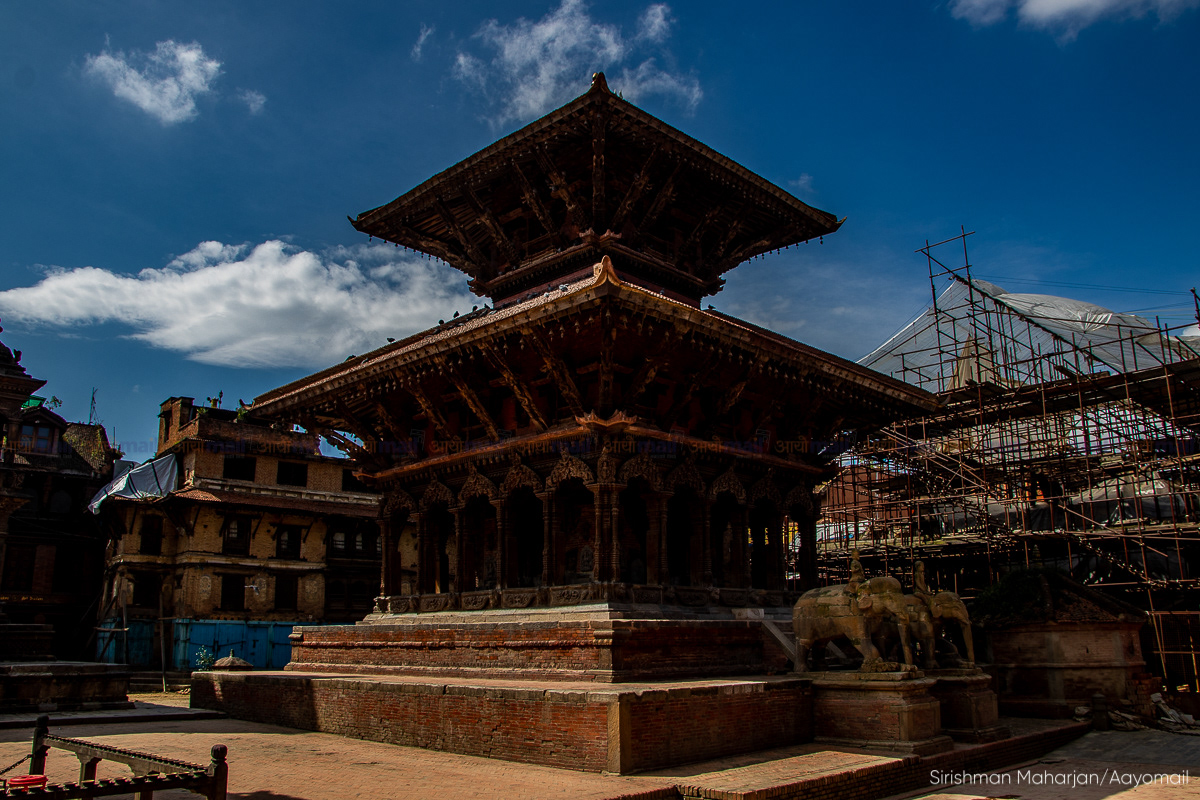 COVid durbar square God lockdown nepal pandemic patan temples worldheritagesite  