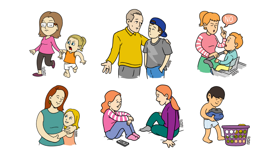 ILLUSTRATION  families multicultural parenting Drawing  positive discipline