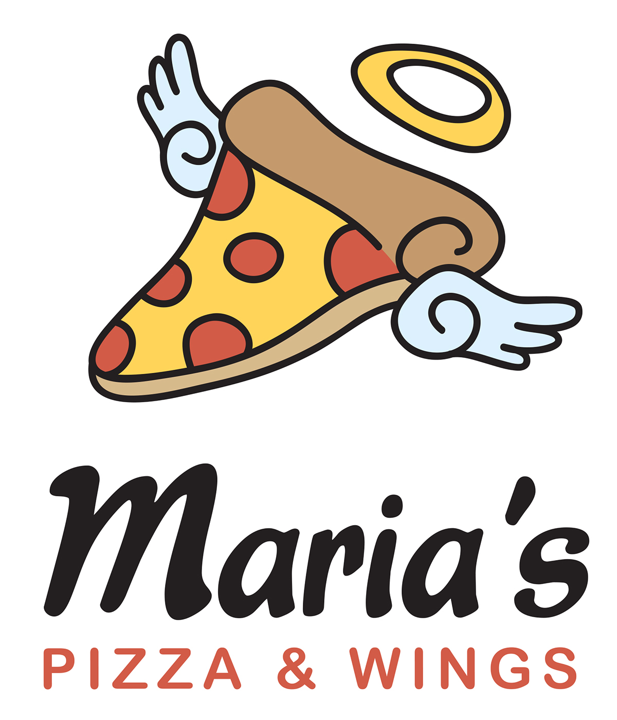 maria's Pizza wings Hot angel wings Halo Good