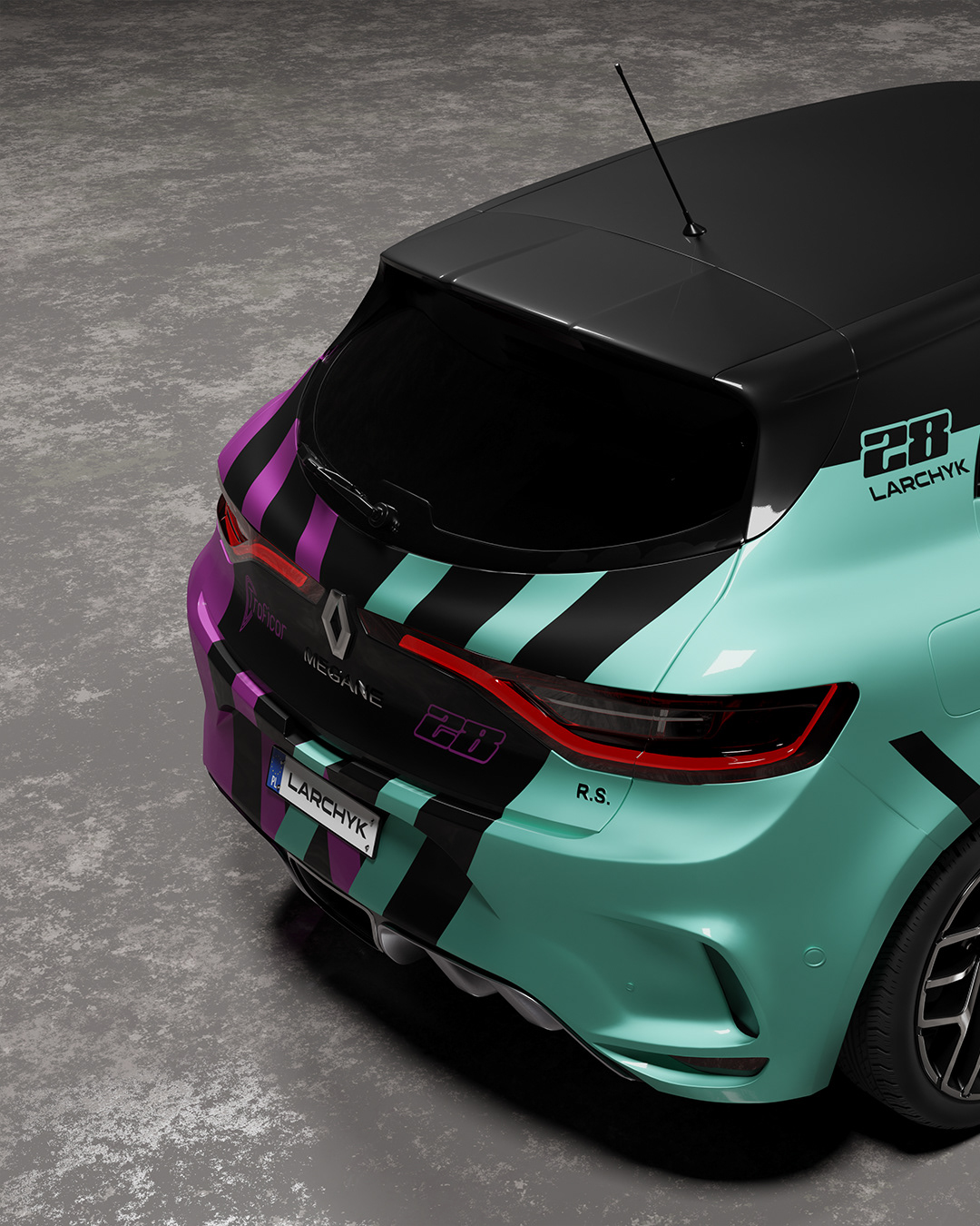 car Vehicle automotive   3D CGI visualization modern exterior Render