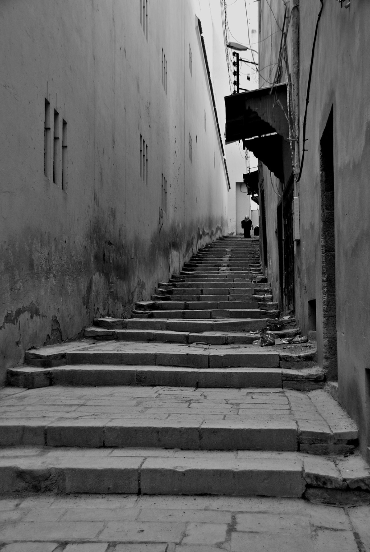 Adobe Portfolio Morocco city Fez Marrakech people black and White