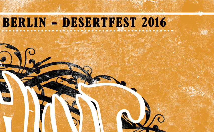 desert fest desert fest 2016 desert fest berlin we hunt buffalo NOISE ARMADA noise armada design GigPoster poster Buffalo