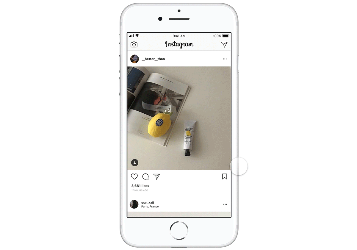 instagram redesign prototype