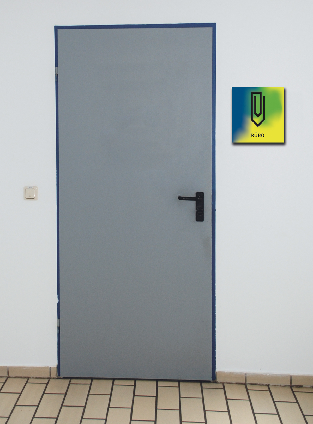 Image may contain: indoor, door and door handle