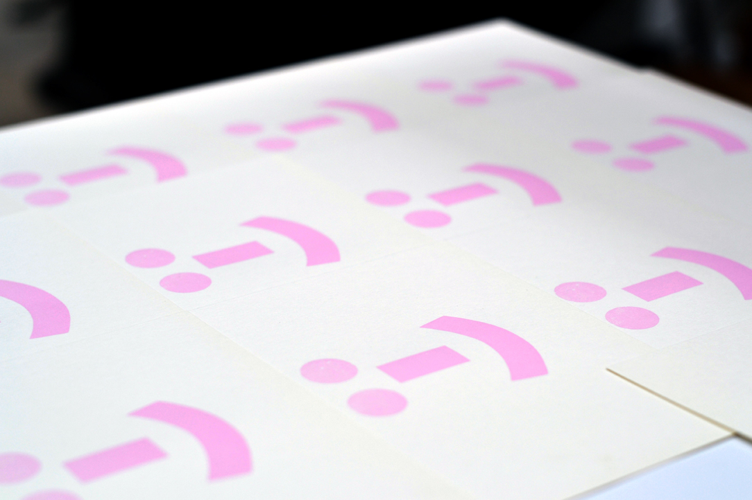 :-) letterpress Workshop micro movable types fanzine identity print