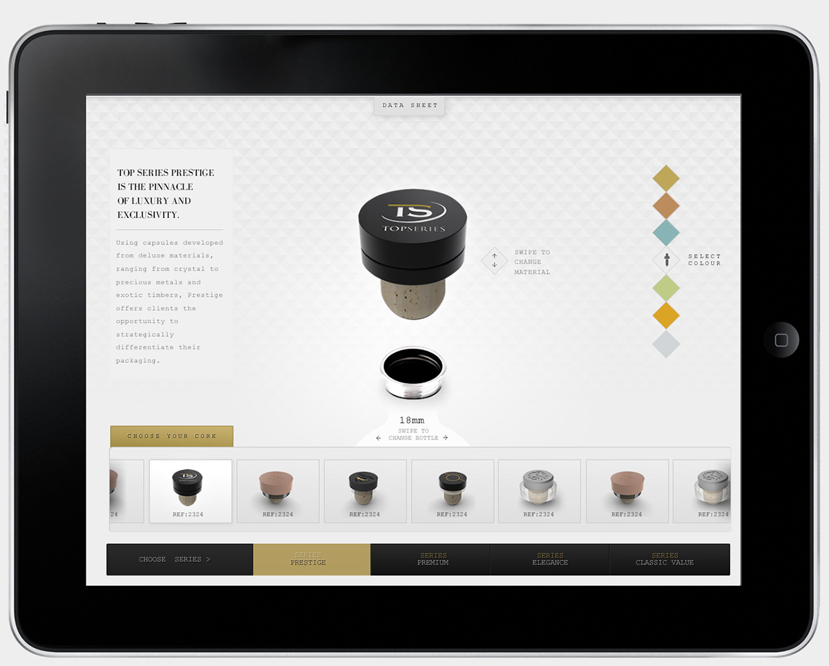 cork  mobile  app  web  design  ipad