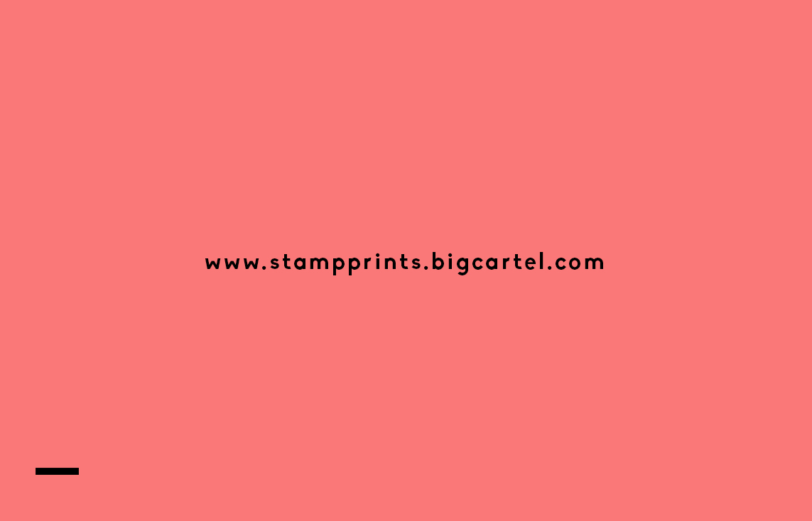 stamp stampprints prints Printing largeformat design poster shop business sell Movies Custom brand yellow blue