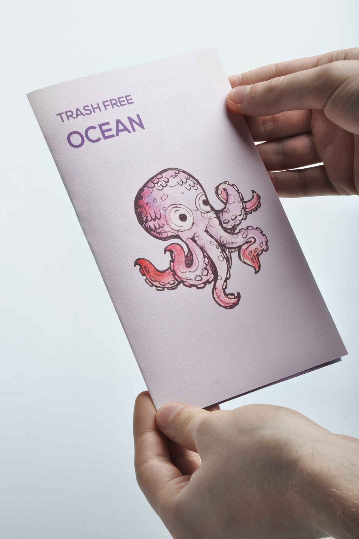 animal pamphlet marine life Ocean water octopus crab fish Squid Turtle sea turtle color box Whale