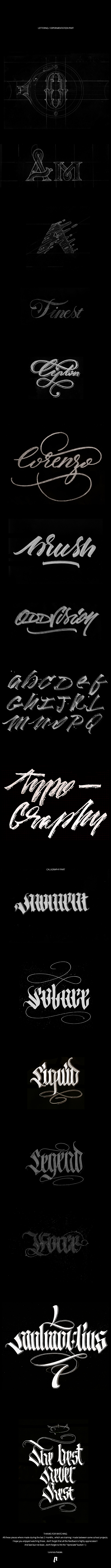 lettering Handlettering Calligrafitti handwritting Custom type