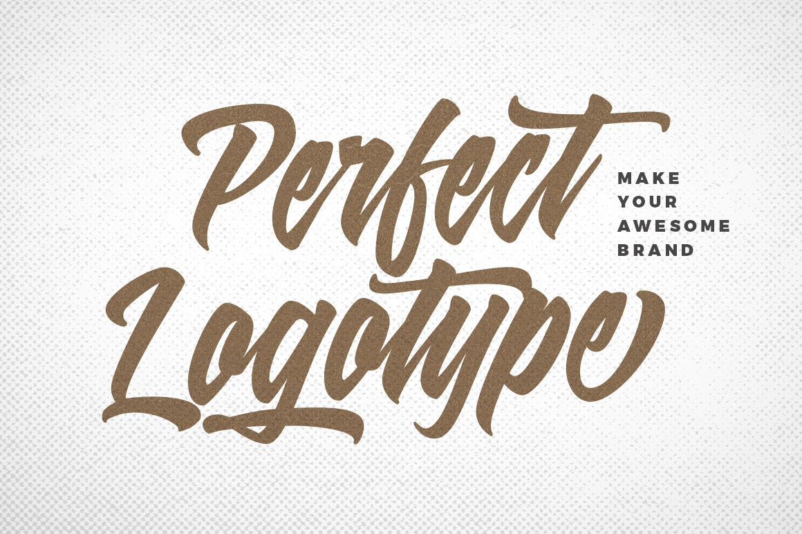 free font handmade lettering best logo
