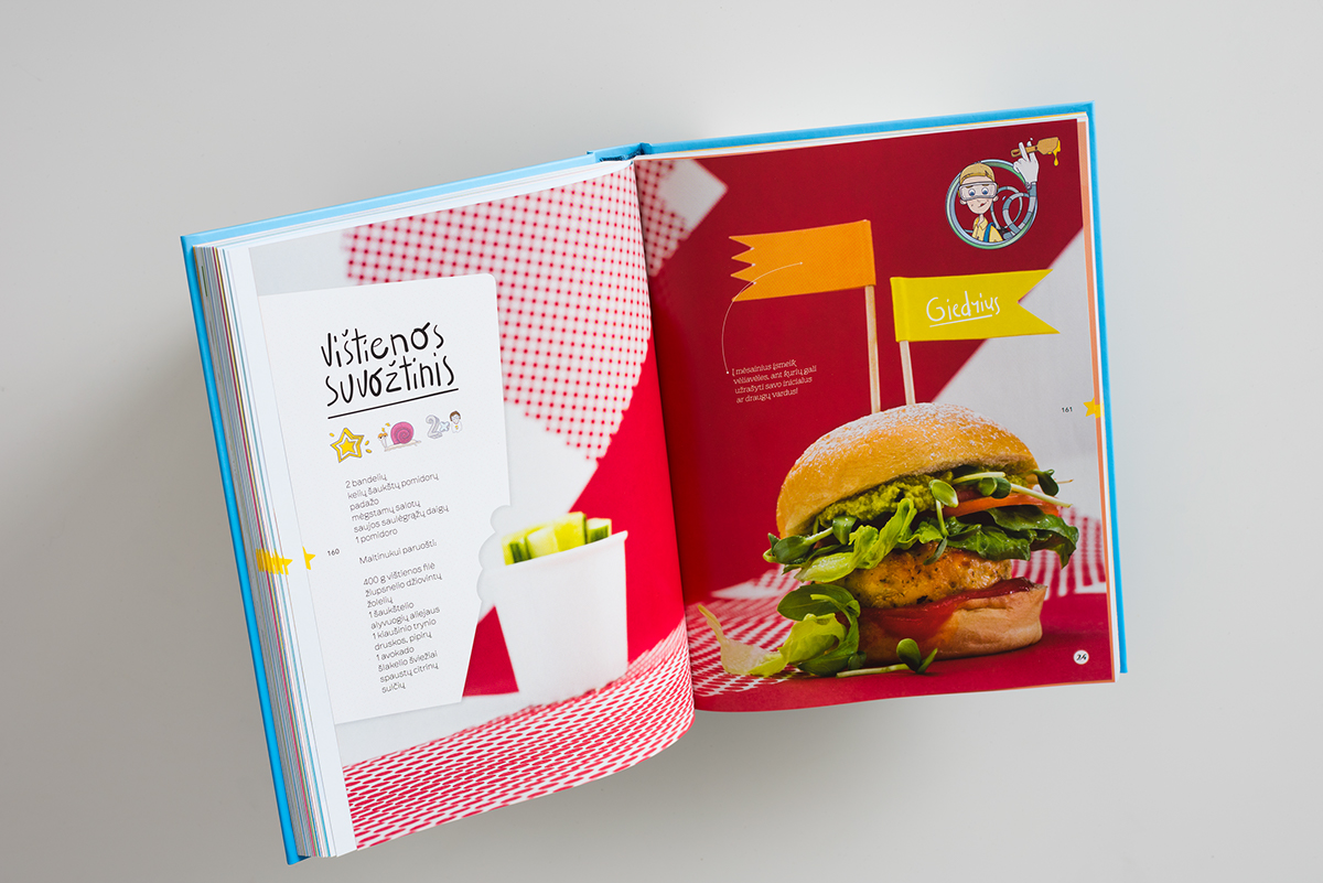 Adobe Portfolio kids book Editorial Illustration Culinary Juicy Square food photography