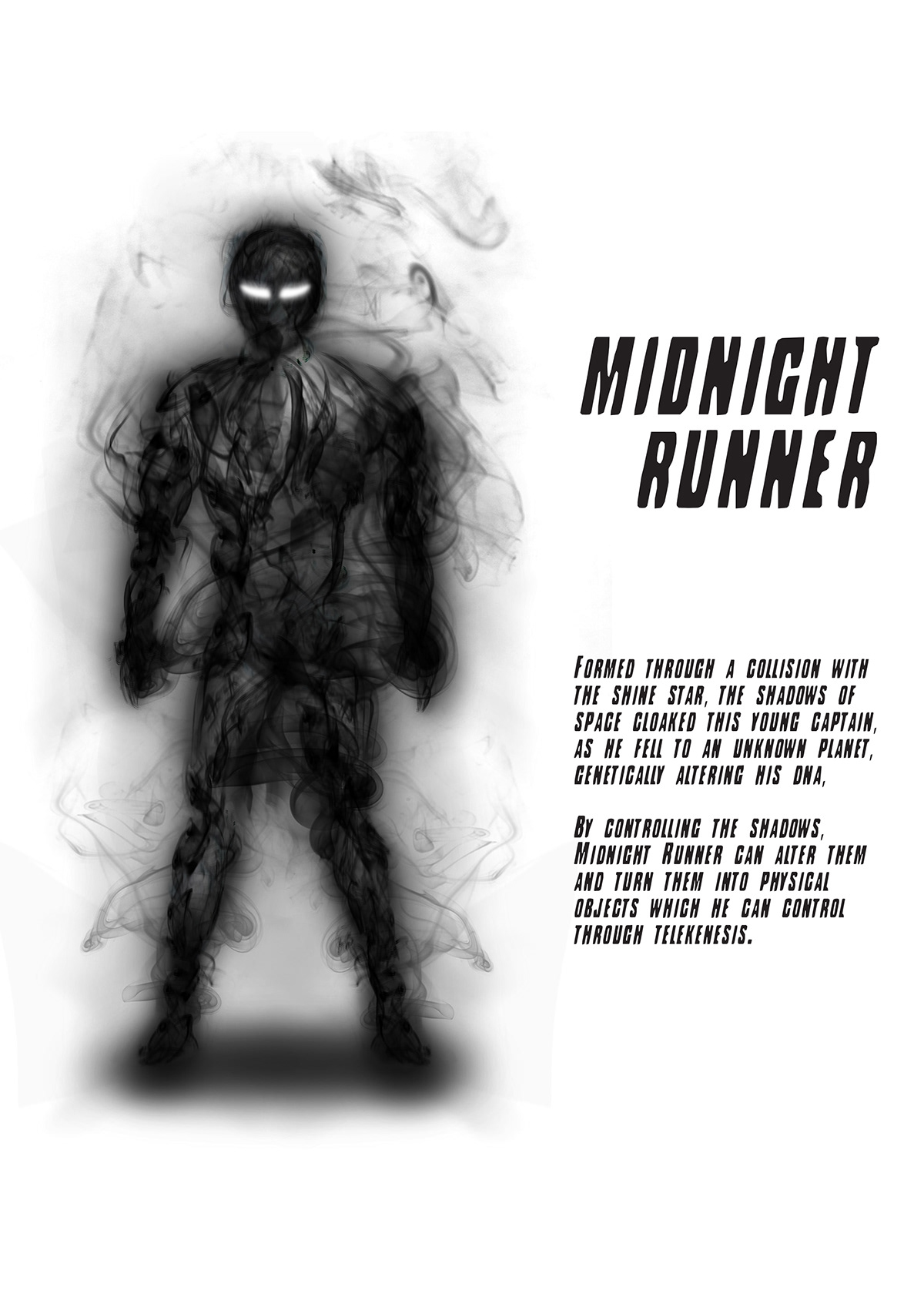 SuperHero Shadows Hero comics midnight runner