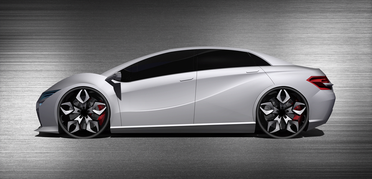 concept car Catia V5 sports sedan