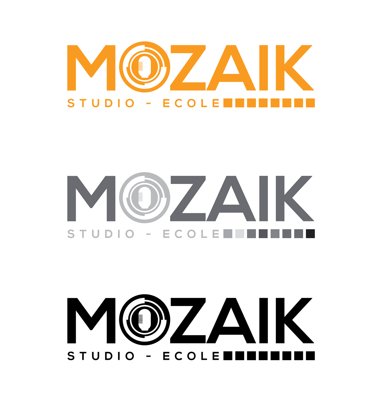 mozaik école studio logo journaliste abidjan Cote d'Ivoire journalisme Radio