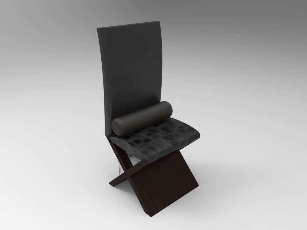 chair design design chair leather wood Marble Rhinoceros keyshot computer rendering rendering