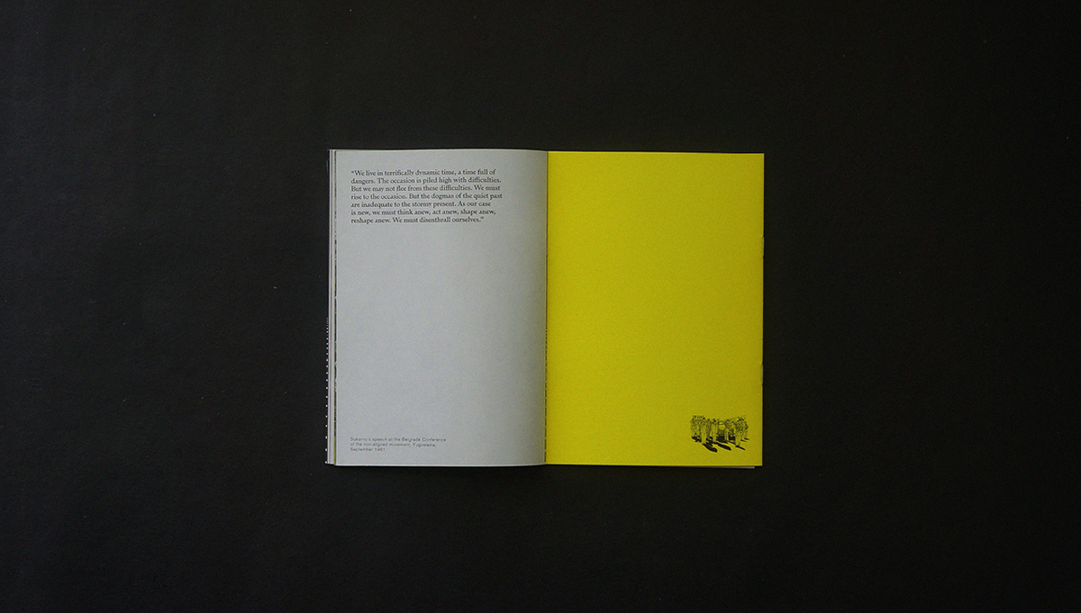Booklet Layout graphic design  Packaging book london design biennale indonesia branding  jakarta