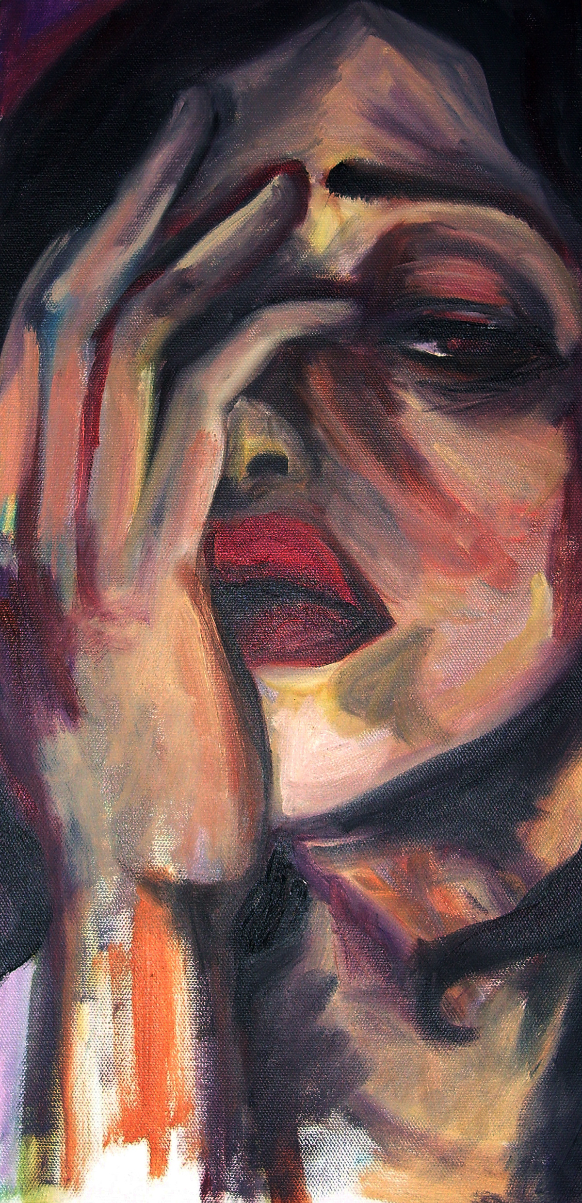 oil self-portrait