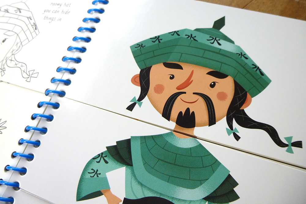 pirates character desidn Picture book children vintage