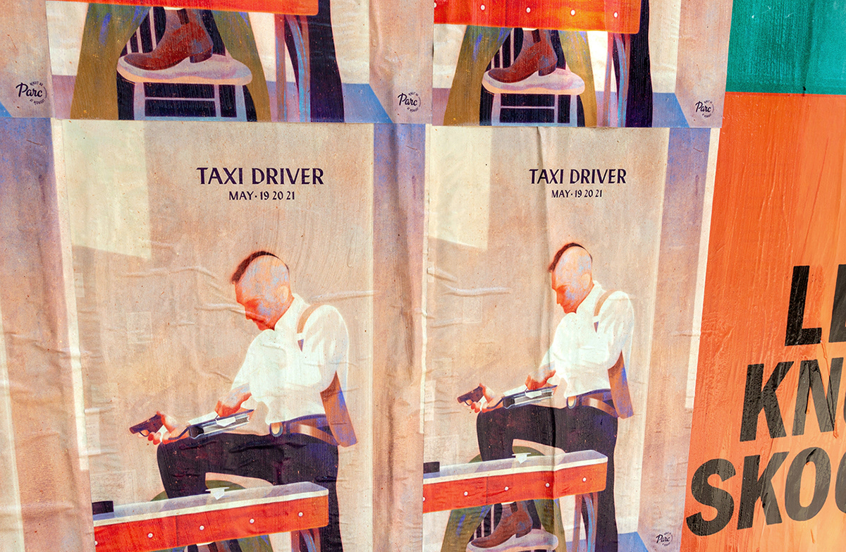martin scorsese robert de niro taxi driver movie poster Montreal