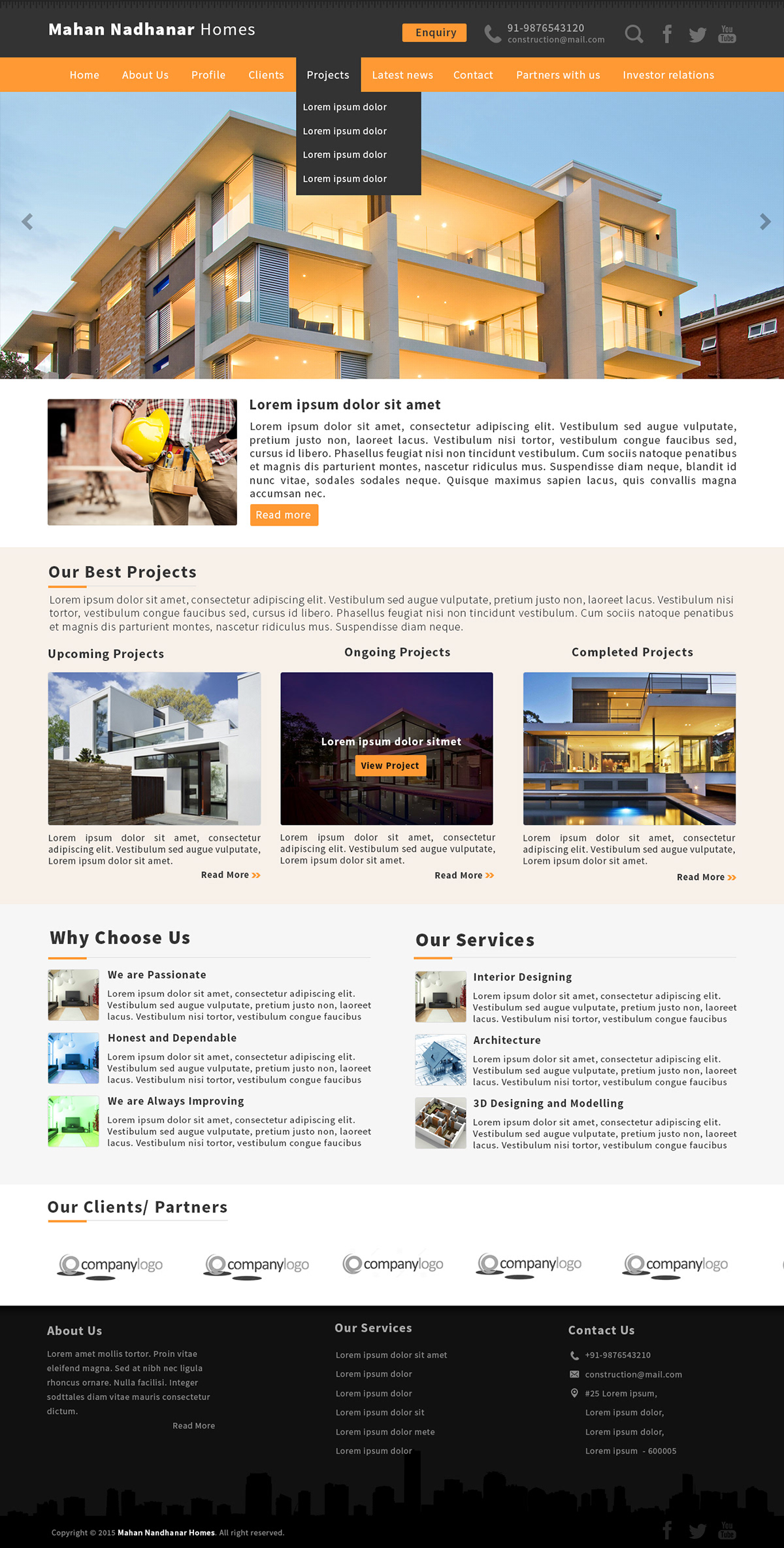 Website Design construction website design