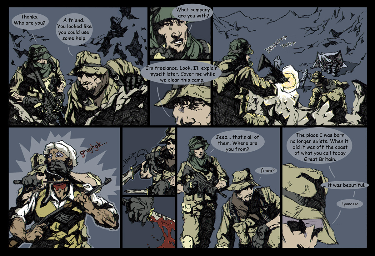 comics graphic novel illustration sequential