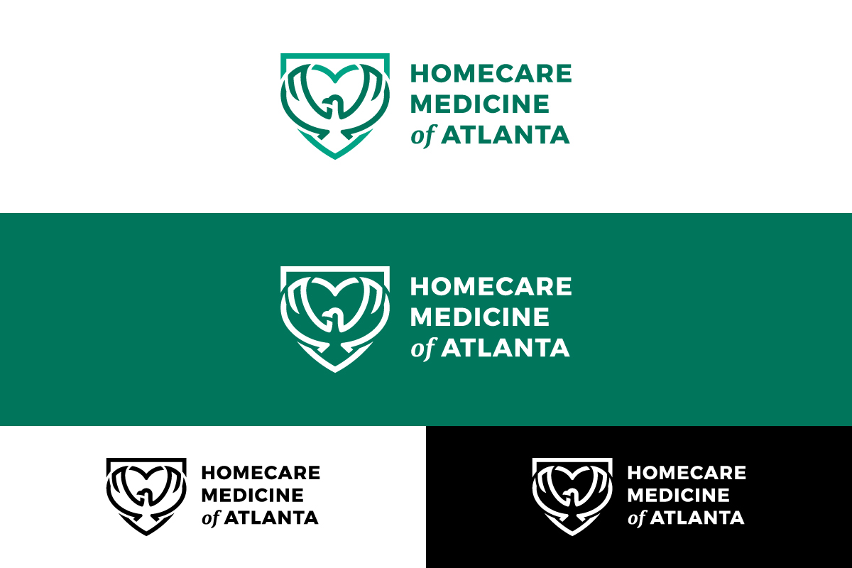 medicine homecare Health atlanta identity