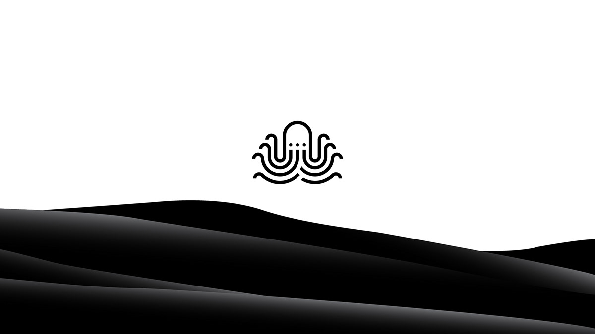 Brand Design brand identity ILLUSTRATION  logo Logo Design Logotype minimal minimalist octopus typography  