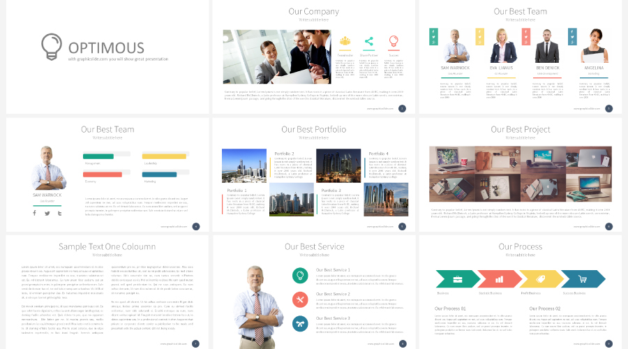 free free download business corporate presentation Powerpoint template
