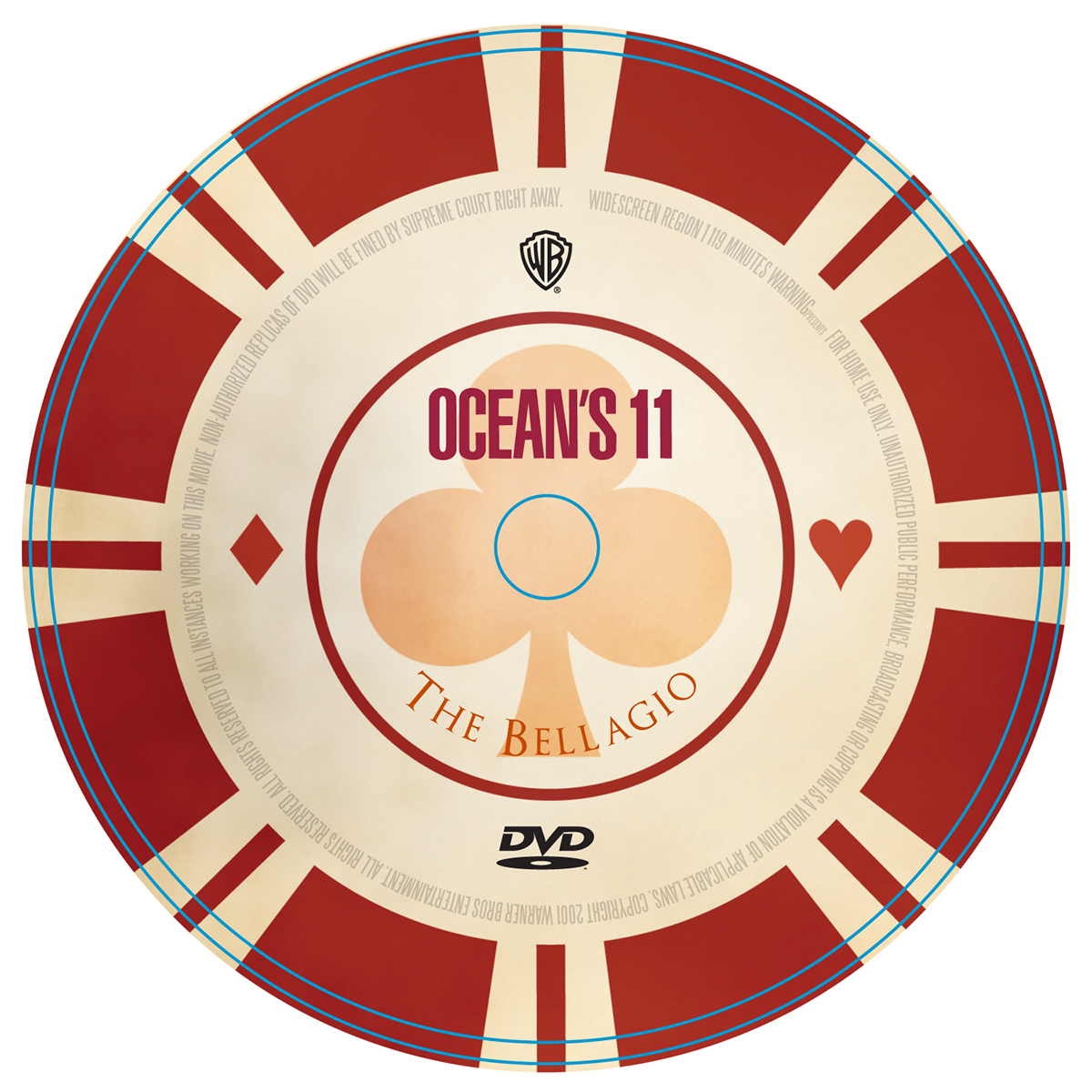 oceans eleven dvd cover disc redisgn brand movie