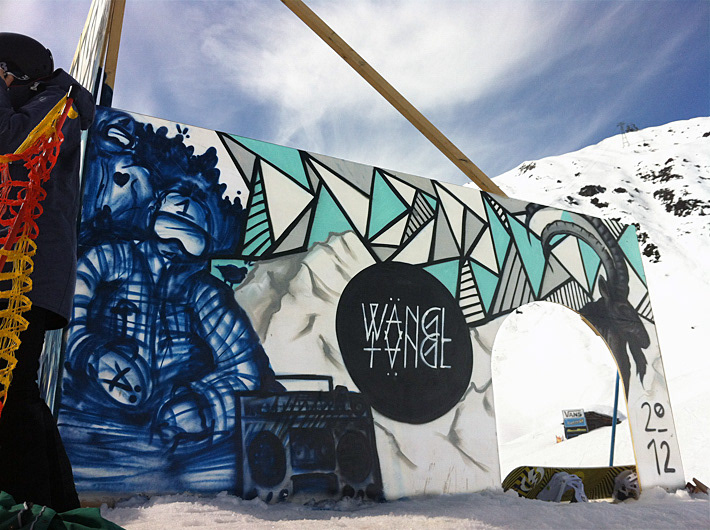 ästhetiker Vans wängl tängl startgate mayrhofen Snowboarding contest snowboard