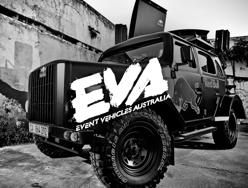 Event Vehicle Australia Eva logo spray paint stencil