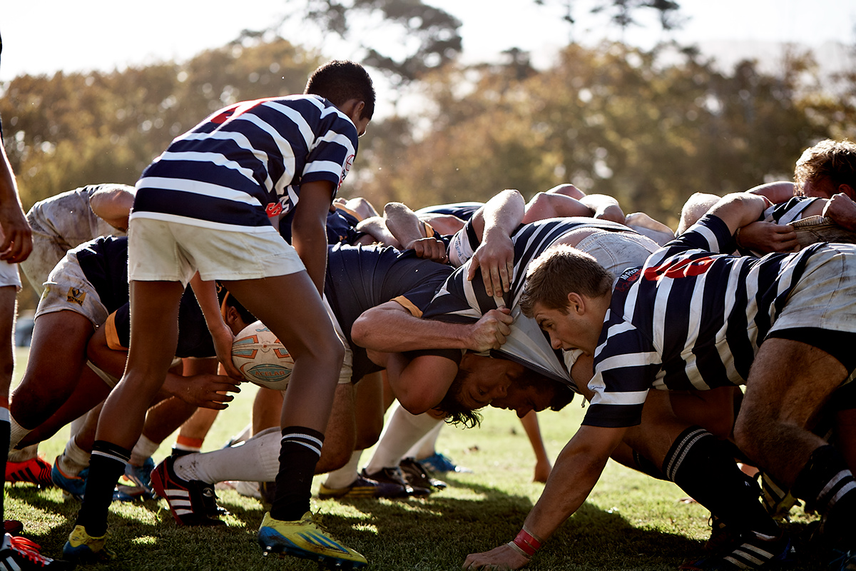 Rugby sports lifestyle portrait