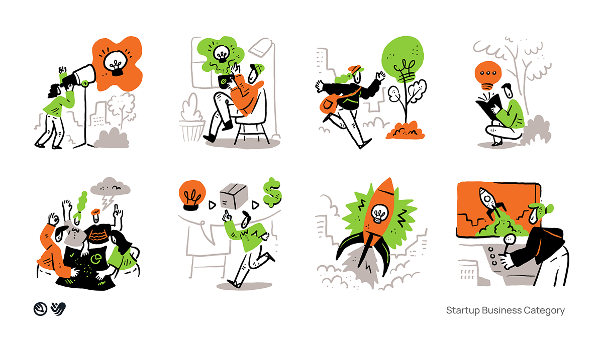 startup illustrations