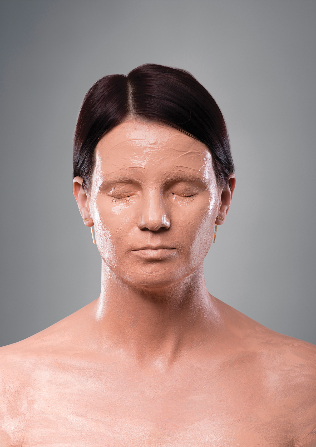 vitiligo Photography  FINEART diploma MKE gold body bodyart skin writing 
