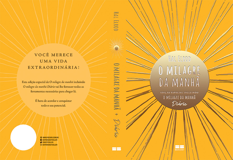 milagre da manhã diario hal elrod best seller book cover Livro Capa autoajuda hardcover
