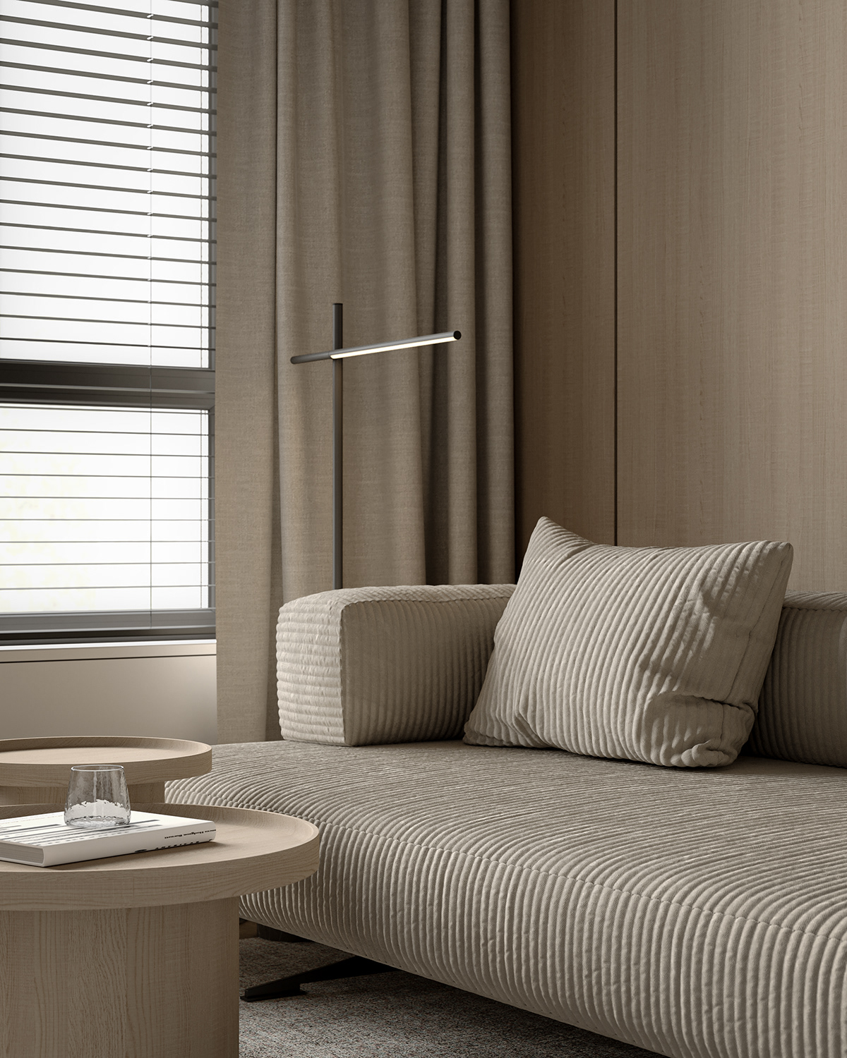 interior design  Interior design architecture 3ds max visualization CGI cozy interior Minimalism minimaldesign
