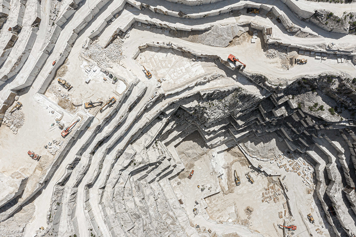 abstract Aerial Photography Carrara Marble Italy lightroom Marble Photography  texture White shapes