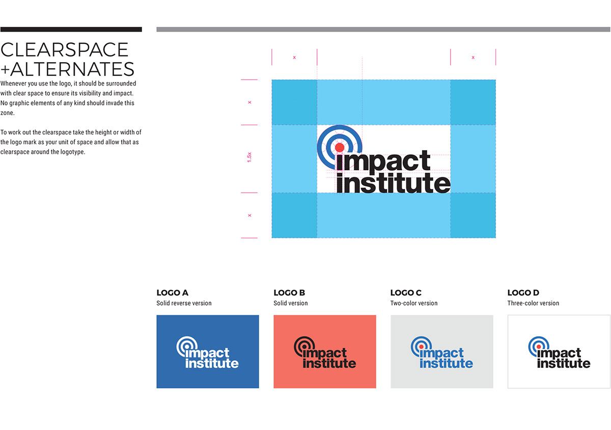 impact nonprofit brand manual brand guidelines nupolitan nupolitan
