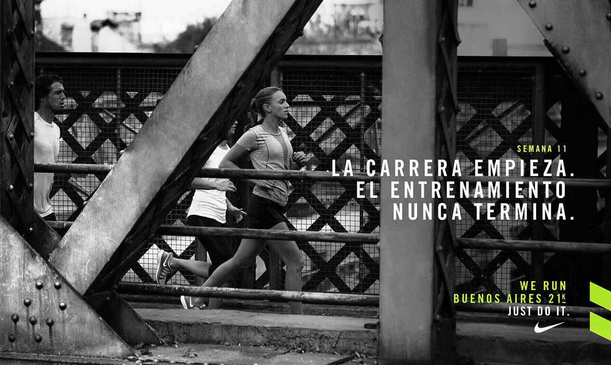 Nike buenos aires 21k run running argentina CORERA Marathon