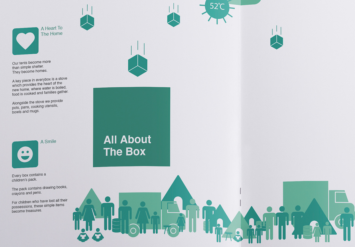 shelterbox magazine publication Icon green charity disaster help support donate fundraise do box Promotion