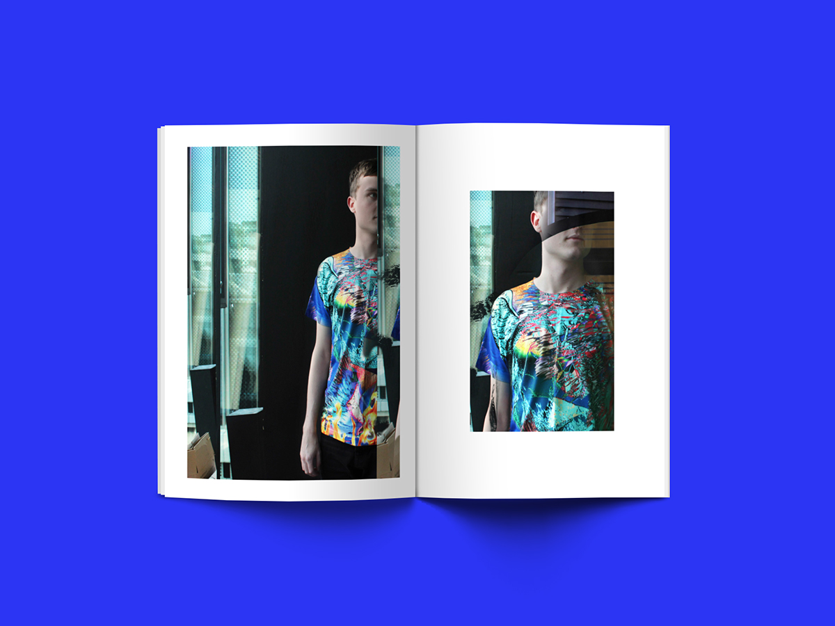 Urban Lookbook kabk fashion photography katekima abstract psycho digital collage tshirt pattern Layout print book