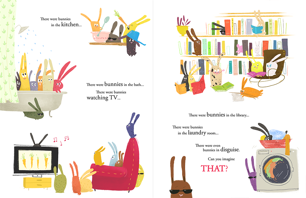 bunny children Fun colors animals cazy cute publisher