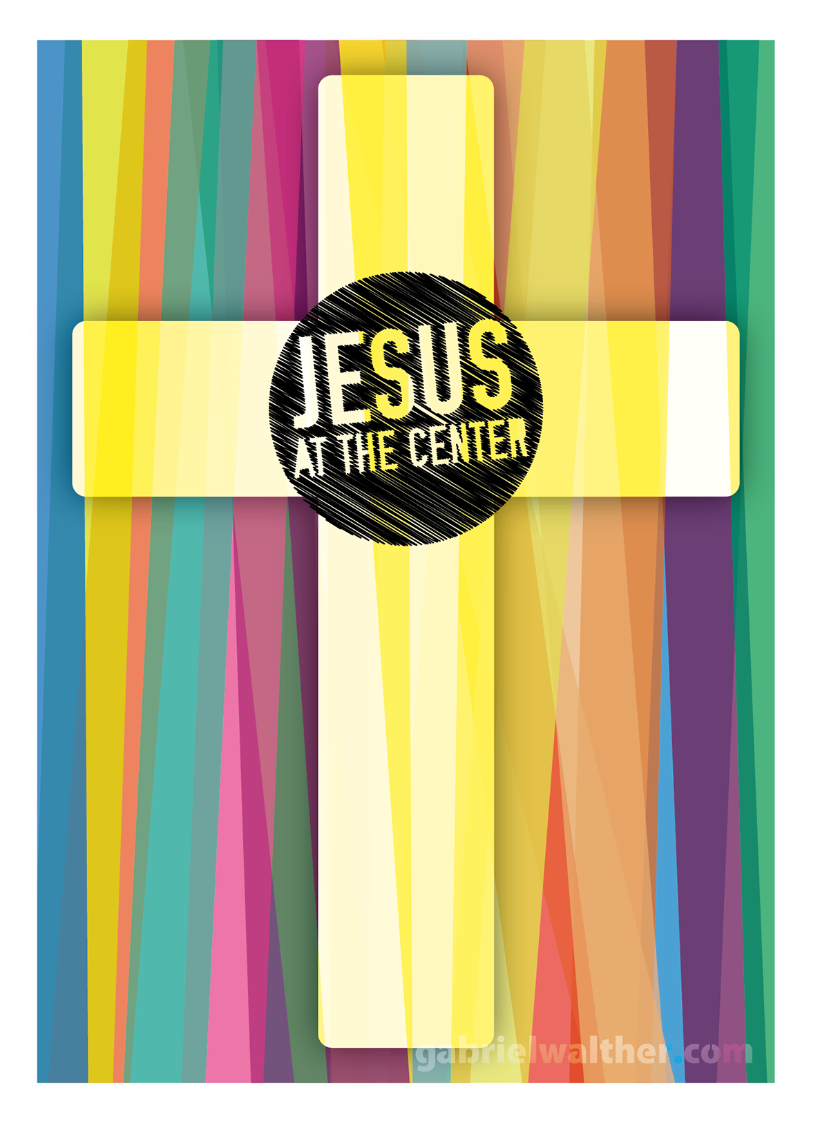 poster jesus center Christian