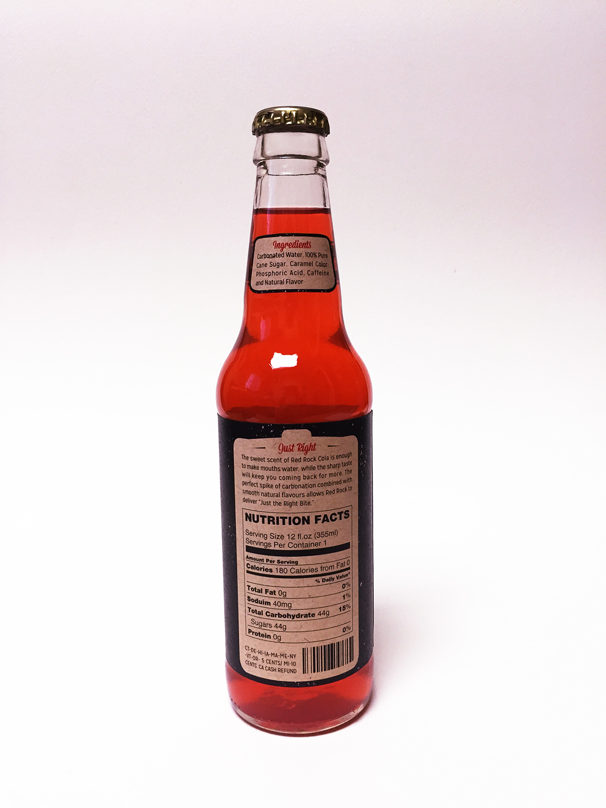 soda Label bottle red rock cola