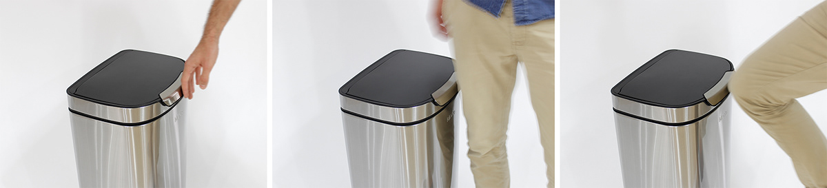 KLINDO Bin poubelle dustbin dustpan Smart integrated Broom