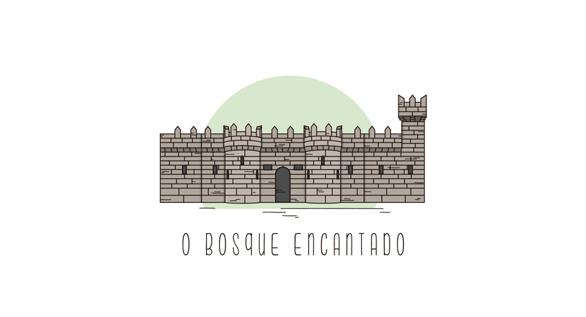 Castle architecture castillo arquitectura ILLUSTRATION  diseño Galicia Icon icono