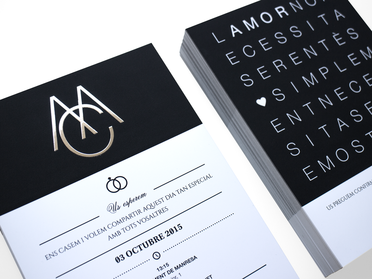 logo Logotype brochures Invitation card print