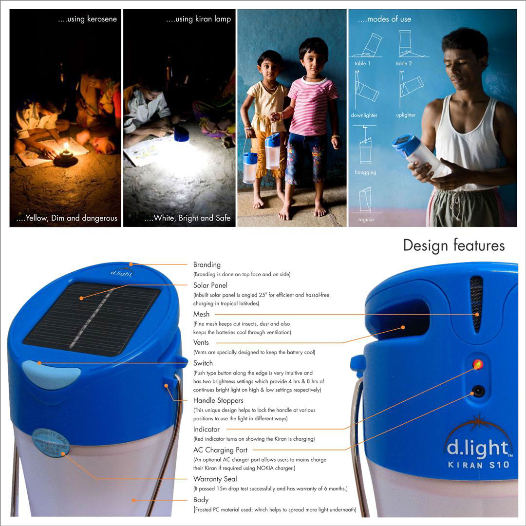 solar  LED lantern D.light Design light led research Immersion persona