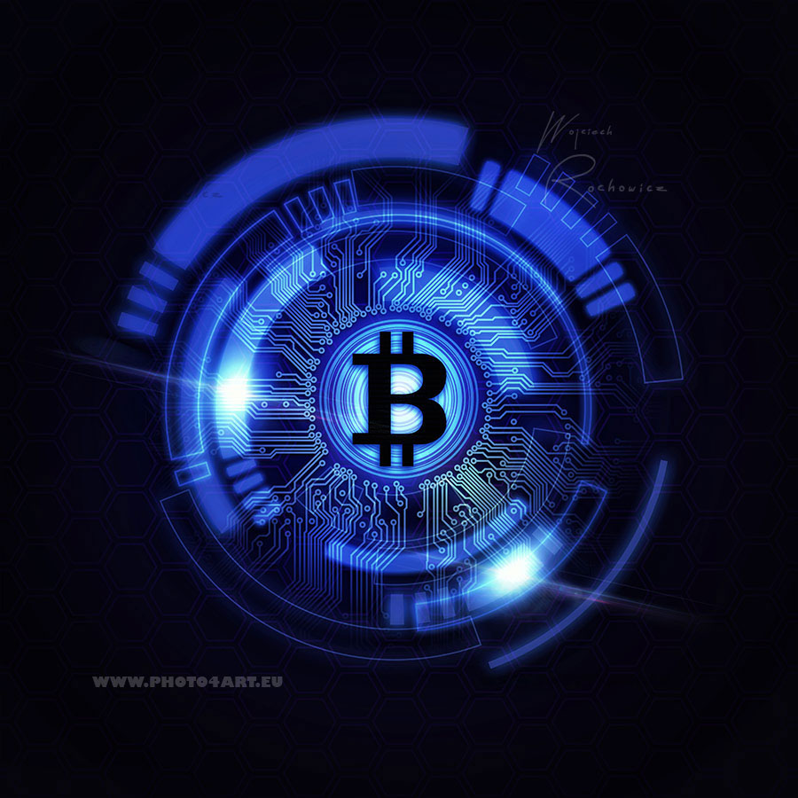 bitcoin abstract background